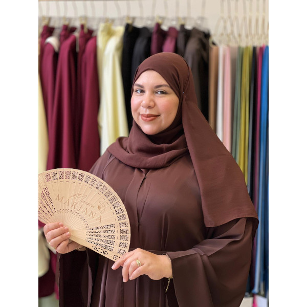 Abaya Tayma marron