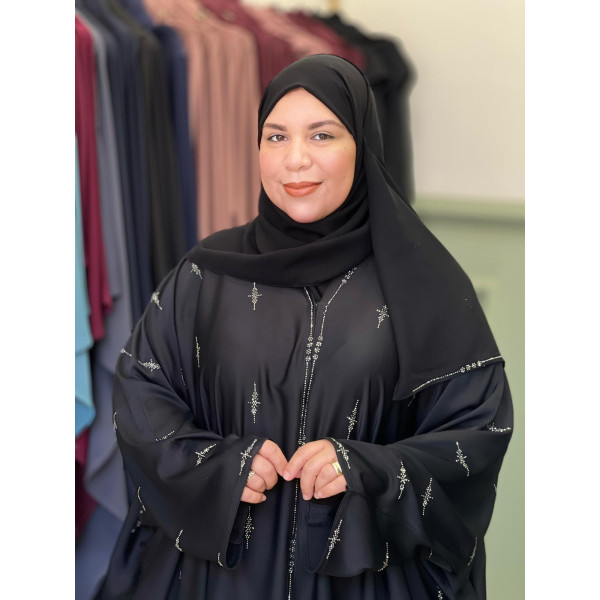 Abaya Delia noire