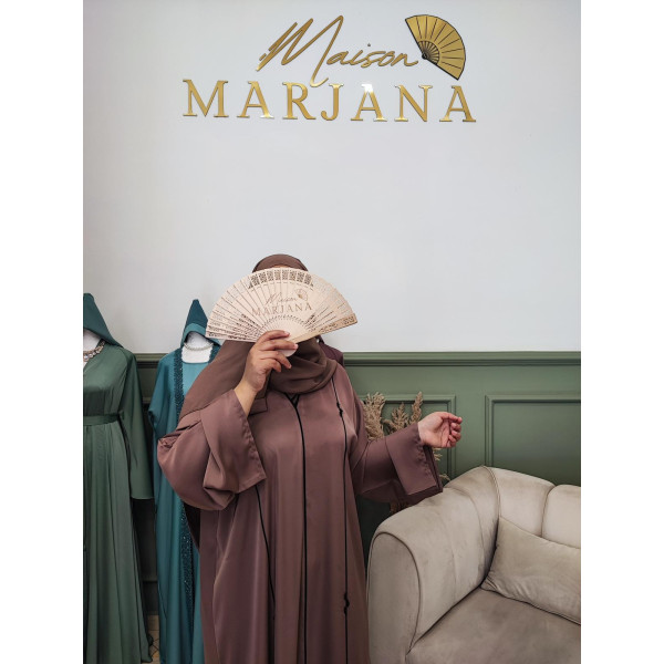 Abaya Wiam marron