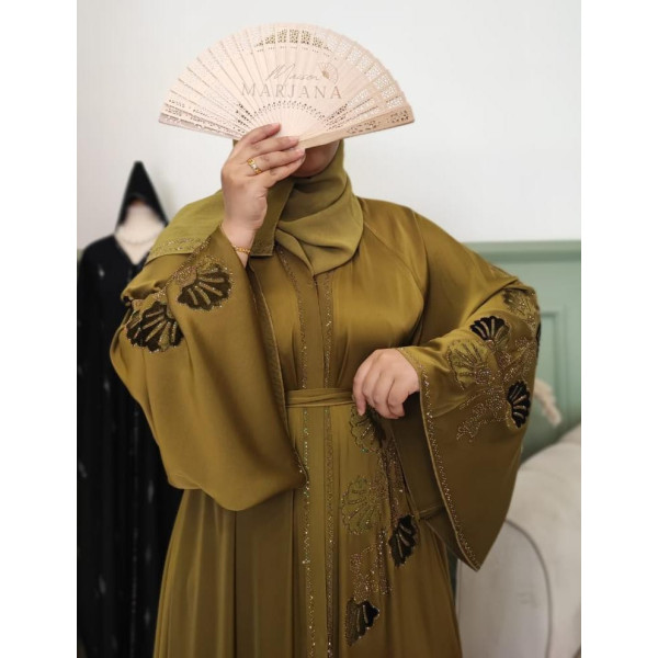 Abaya Sawsene verte