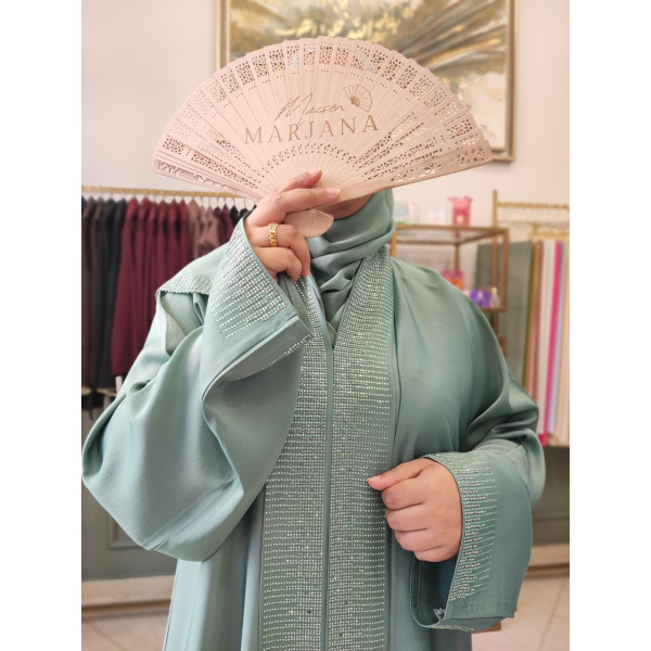 Abaya Noorane verte