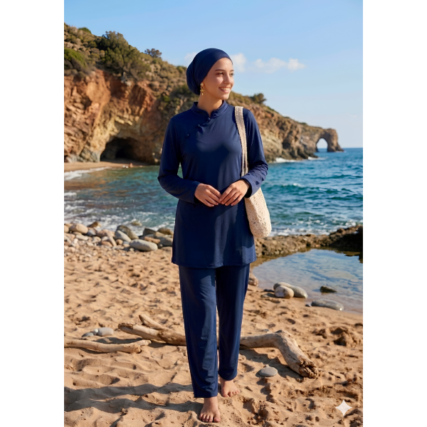 Burkini Kenza bleu marine TU